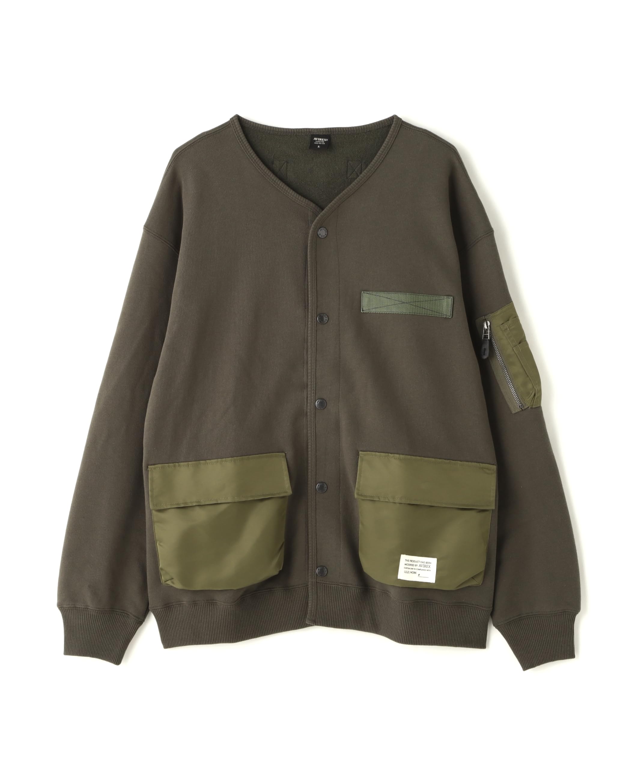 

Avirex Tactical Cardigan M 350 Dark Green (WEB&DEPOT Exclusive) Men s 783-4930014