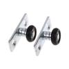 1/2Pcs Positioning Pulley Folding Door Accessories Bottom Guide Wheel Ultra-Smooth Silencing Nylon Pulley Fixed Wheel