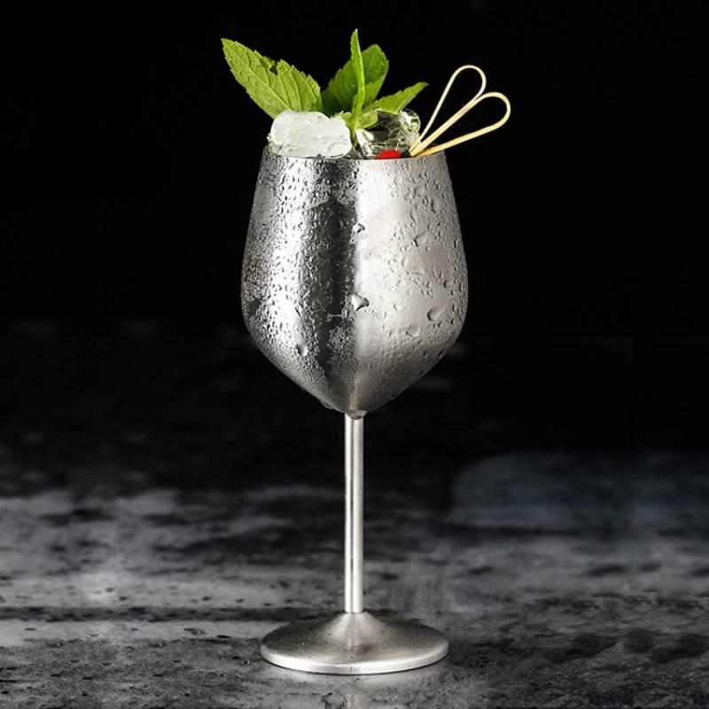 Stainless Wine Steel Glasses Fashionable Simple Vintage Home Wine Champagne