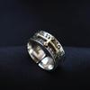 Open Cross Ring Retro Fashion Trendy European and American Adjustable Men's Ring