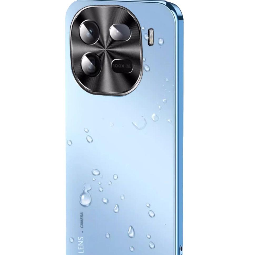 High-end Frosted Business Protective Cover for iQOO 12 Pro & iQOO 11S - Electroplated Metal Lens, All-inclusive Mobile Phone Case.