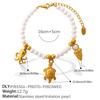 Seaside vacation wind shell starfish imitation pearl bracelet necklace niche design high-end suit women