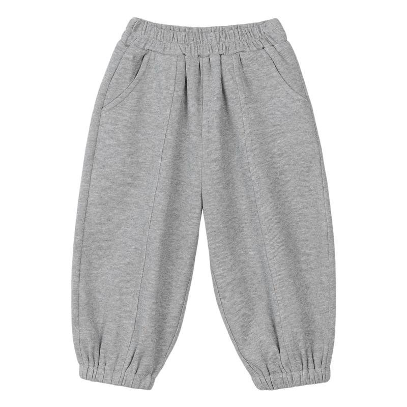 LUSON Baby Boys  Knit Sport Pants 120 хизер серый