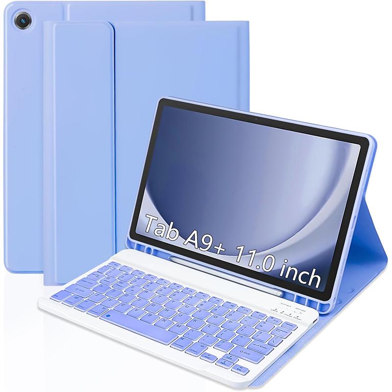Samsung A9+ Tablet Case with Bluetooth Keyboard for 2025 A11+ Model