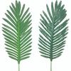 Nordischer Stil Künstliche Blätter: Frühlingsfeder, Sonnenblume, Areca und Palmfarne für Wohnzimmer- und Hochzeitsdekoration.