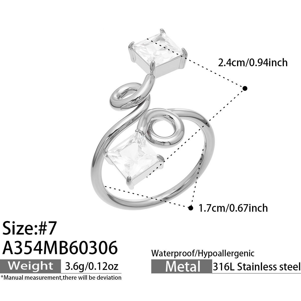 V-Shaped Imitation Pearl Zirconia Open Ring - Women s Geometric Design Index Finger Ring