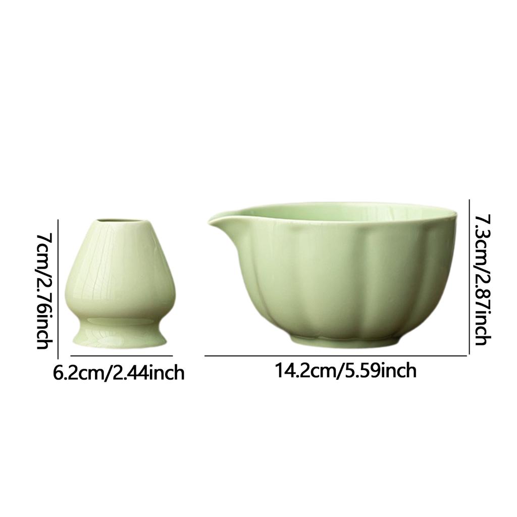 Japanese Matcha Bowl Japanese Tea Cup Gift Matcha Chawan with Pouring Spout for Kitchen Home Tea Room Dining Room Beginners