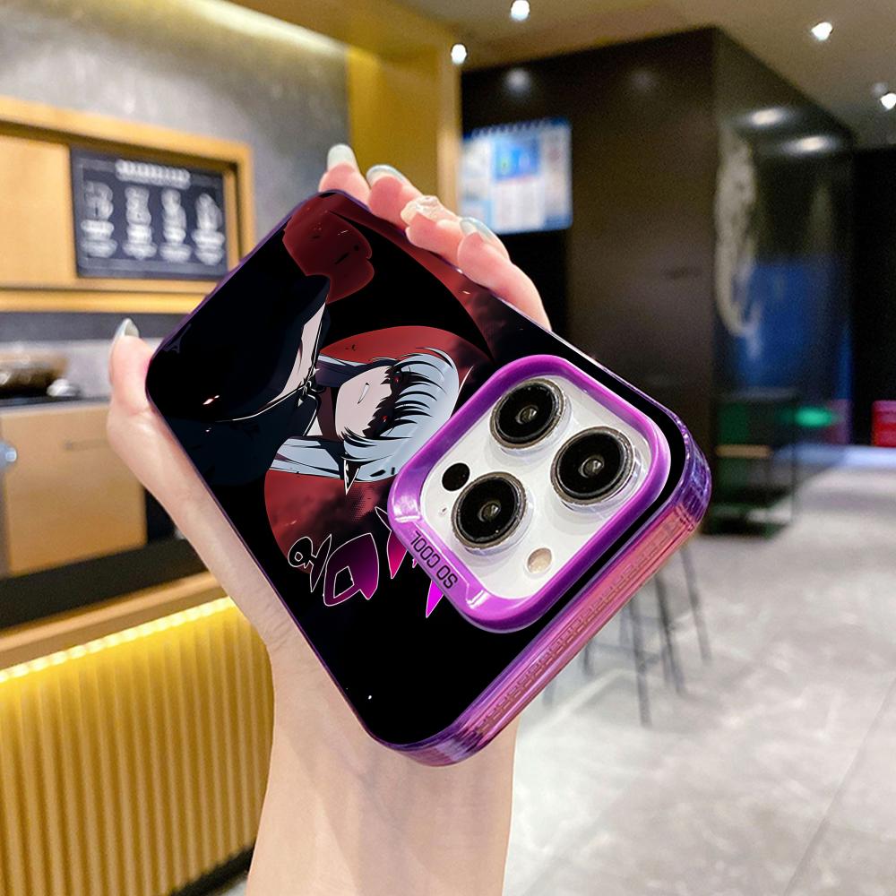 Alice Von Ataraxia Mobile Phone Case for iPhone 17 16 15 14 13 12 11 X XR XS 8 7 Air Pro Max Plus Purple Translucent Cover