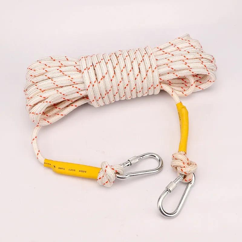 

8 мм Стальной трос Сердечник Страховочный трос Бытовой трос для сушки одежды Веревка для палатки Защитный трос Нейлоновый трос 10M