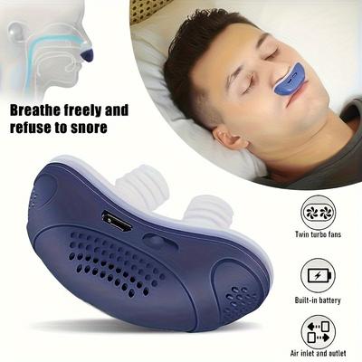 1pc Anti Snoring Device - Nasal Stuffy Respirator, Nose Purifier, and Mandibular Advancement Splint for Quiet Sleep -Reusable, and Easy To Clean