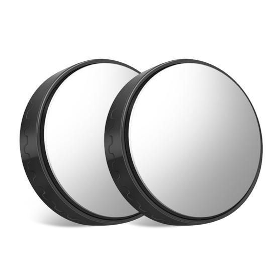 

2 шт., автомобильные выпуклые зеркала для слепых зон на присоске, вращение на 360 градусов, противотуманные съемные выпуклые широкоугольные зеркала заднего вида чёрный