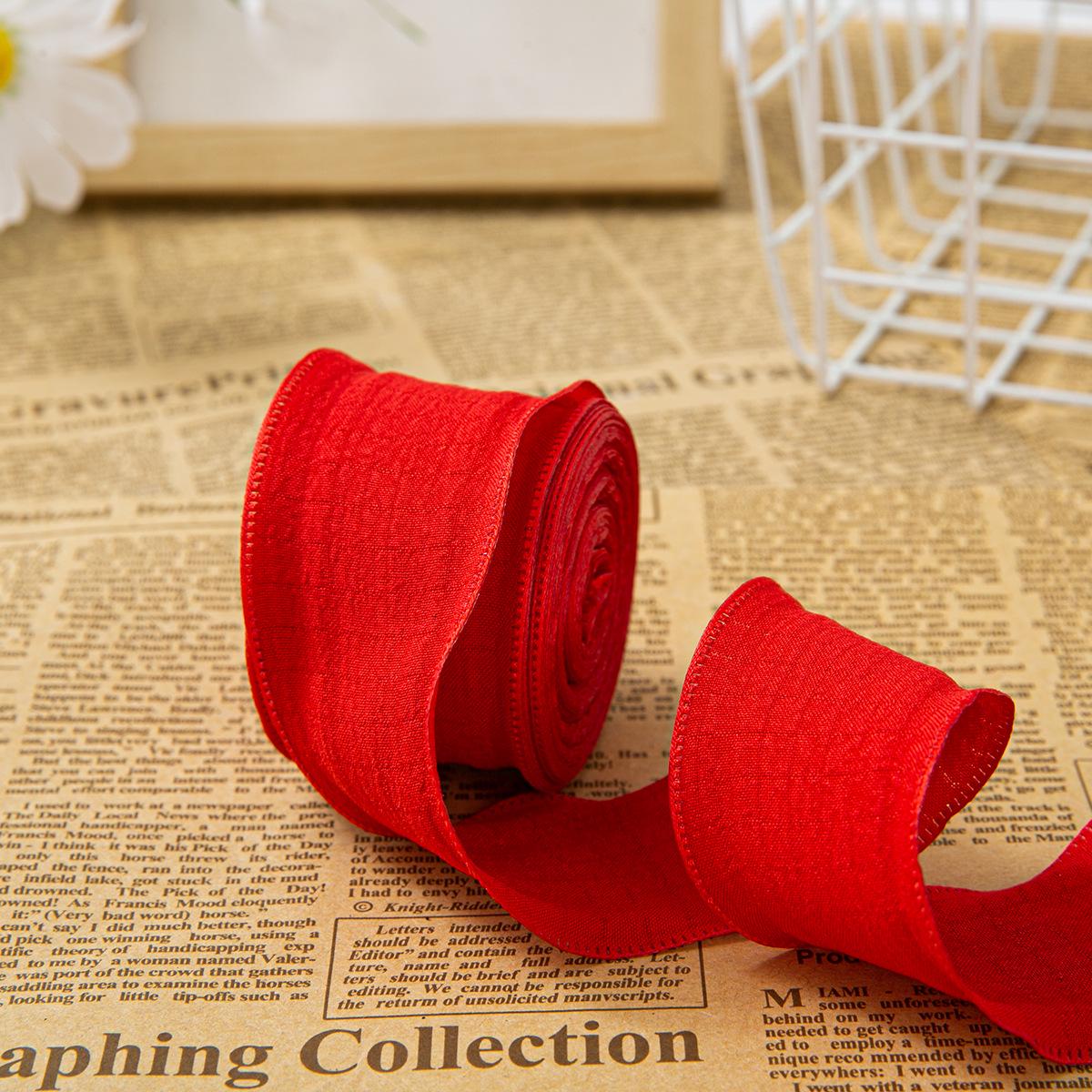 

Высококачественная льняная лента: Эластичные плиссированные оборки шириной 4 см для упаковки букета ко Дню матери или коробки для торта.