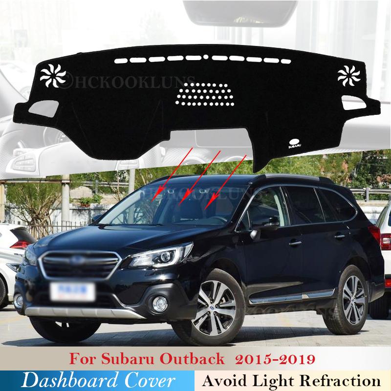 

Защитная накладка на приборную панель для Outback 2015 ~ 2019, автомобильные аксессуары, солнцезащитный козырек для приборной панели, анти-УФ-ковер 2016 2017 2018