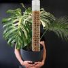 Self Watering Moss Pole Mesh Plant Support Pole Stackable Monstera Plant Support Plastic Moss Poles for Potted Climbing Plants