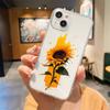 Für iPhone 15 16 14 13 12 mini 11 Pro Max XS X XR SE 7 8 Plus Silikon Klare Hülle Niedliche Cartoon Süßigkeiten Bemalte Handyhülle