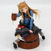 Spice and Wolf Holo Barrel Anime Figure: Beautiful Sitting Girl Car Decor