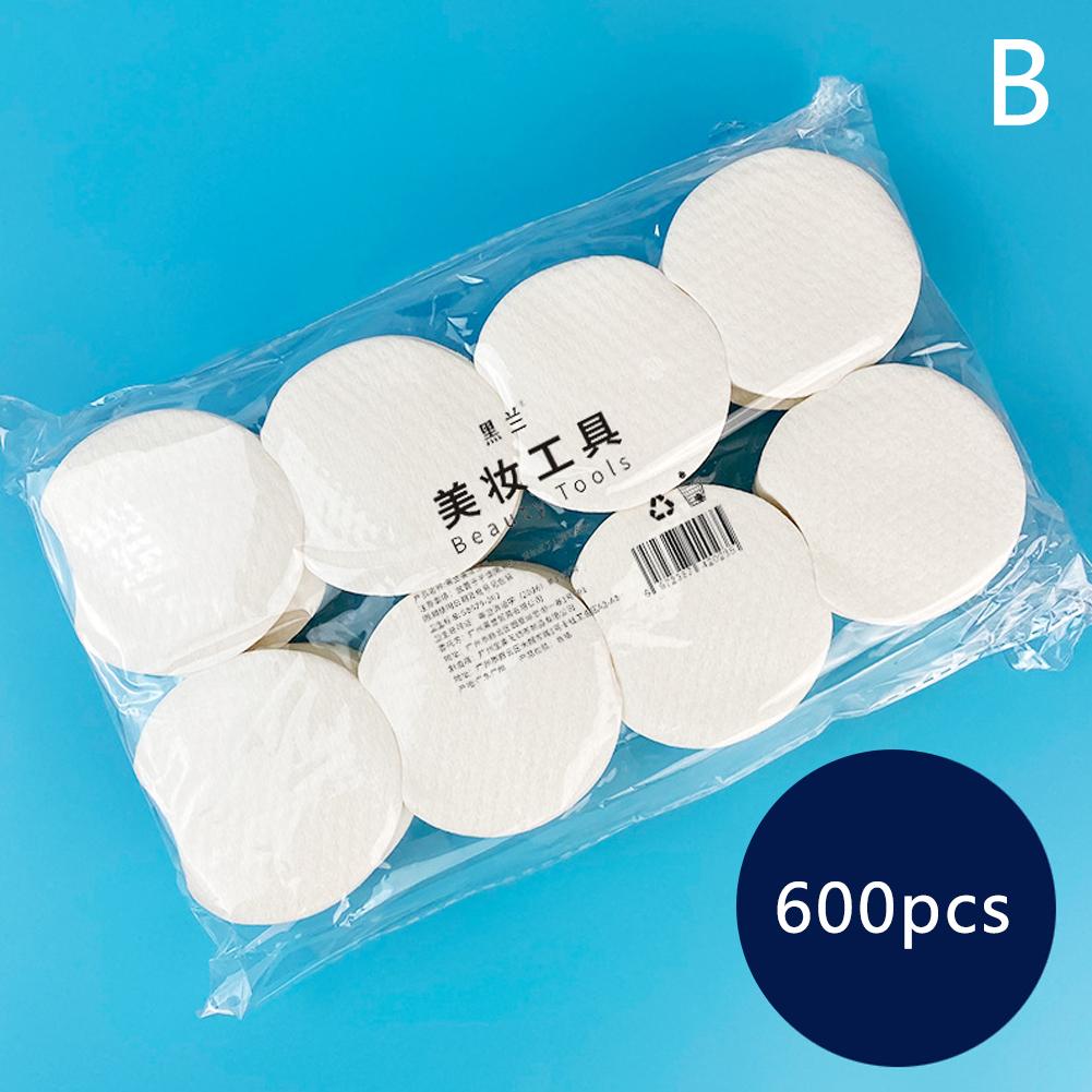 Premium Cotton Rounds 300 600 1200 Count Organic Hypoallergenic Face Pads Soft Absorbent Adult Skincare Makeup Removal Cosmetics