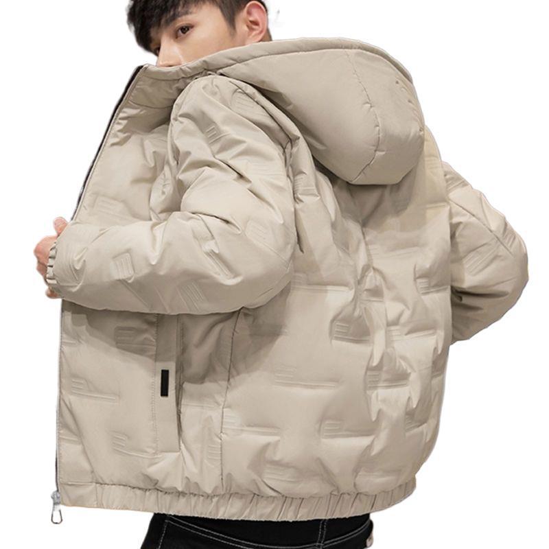 Herren Winter Baumwolljacke mit Kapuze - Warm, verdickt, lässiger Mantel für Herbst & Winter 2025