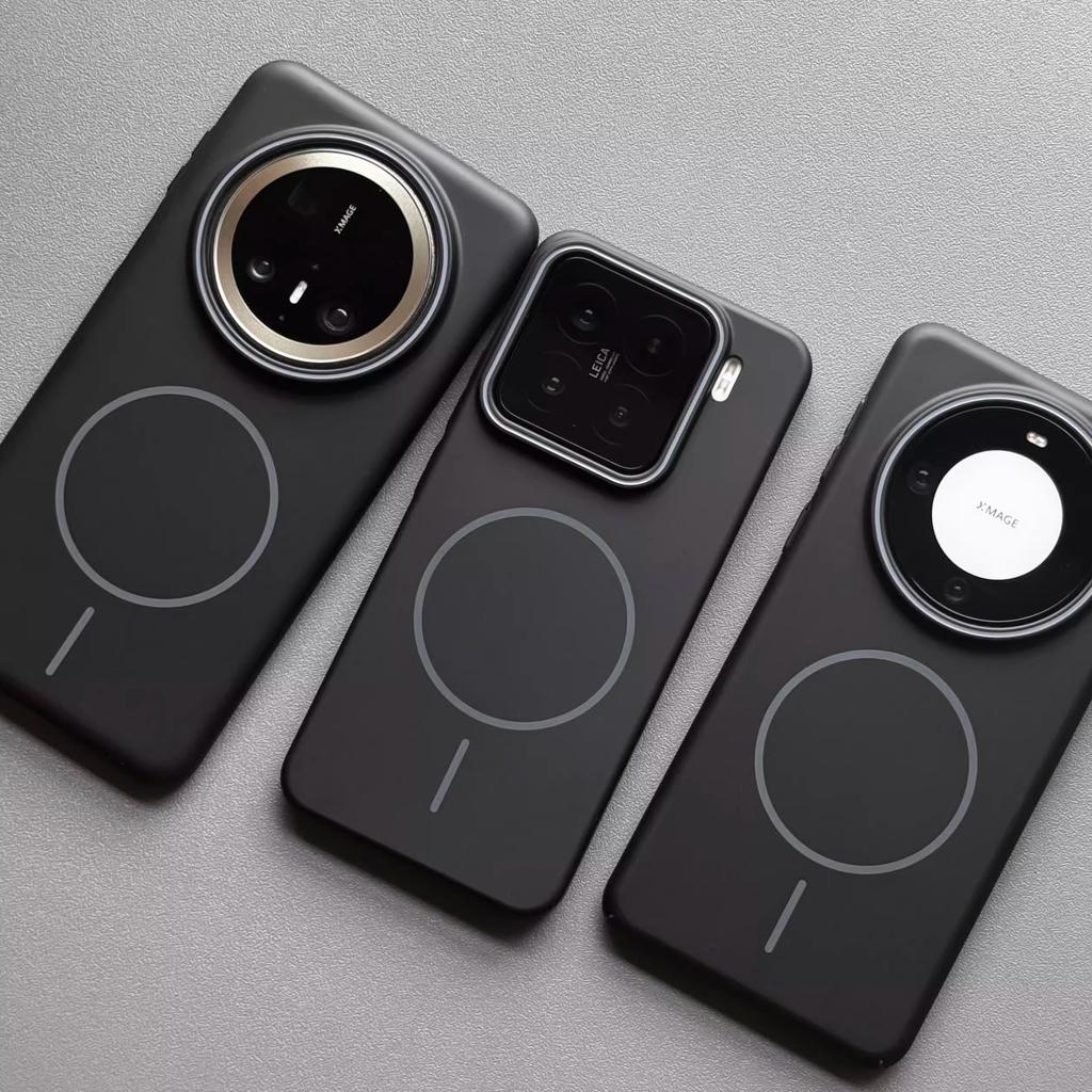 Premium Rock Sensing White Magsafe Magnetic Wireless Charging Suitable for Xiaomi Mi 11 Mobile Phone Case 11 Skin Sensing Micro Scrub