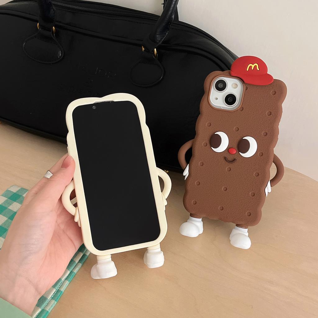 For iPhone 15 Silicone Case Cute Design Shockproof Phone Back Cover