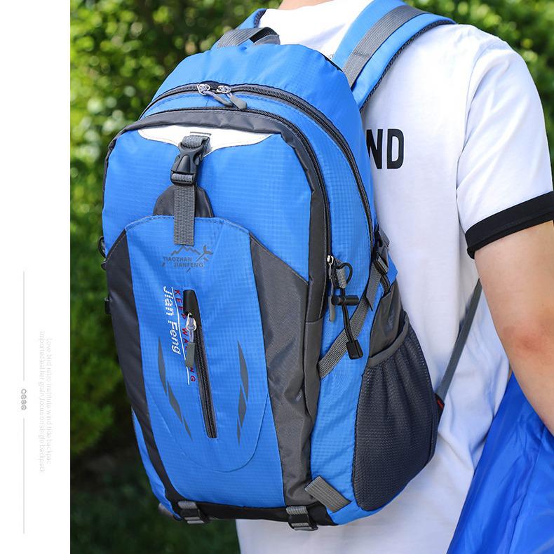 40L Lightweight Color Block Mountaineering Backpack for Women - Perfect for Short Trips & Outdoor Adventures