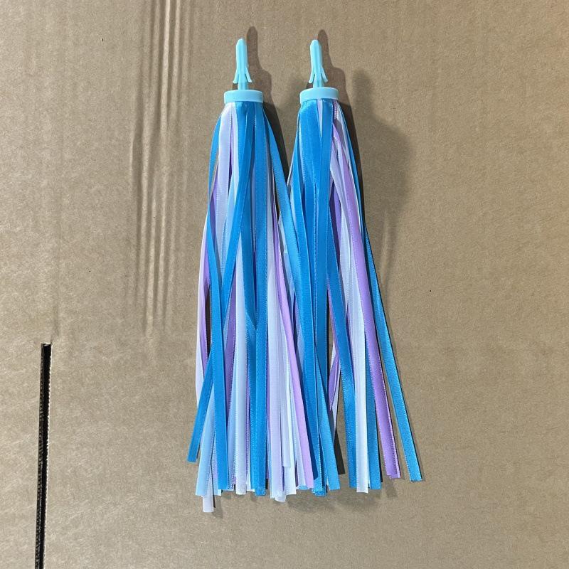 Colorful Tassel Streamers: Decorative Handlebar Ribbons for Children's Balance Cars
