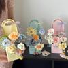 2Pcs Creative Hand-Folded Folded Flower Box Flower Gift Box Romantic Flower Arrangement Box Portable Bouquet Wrapping Box