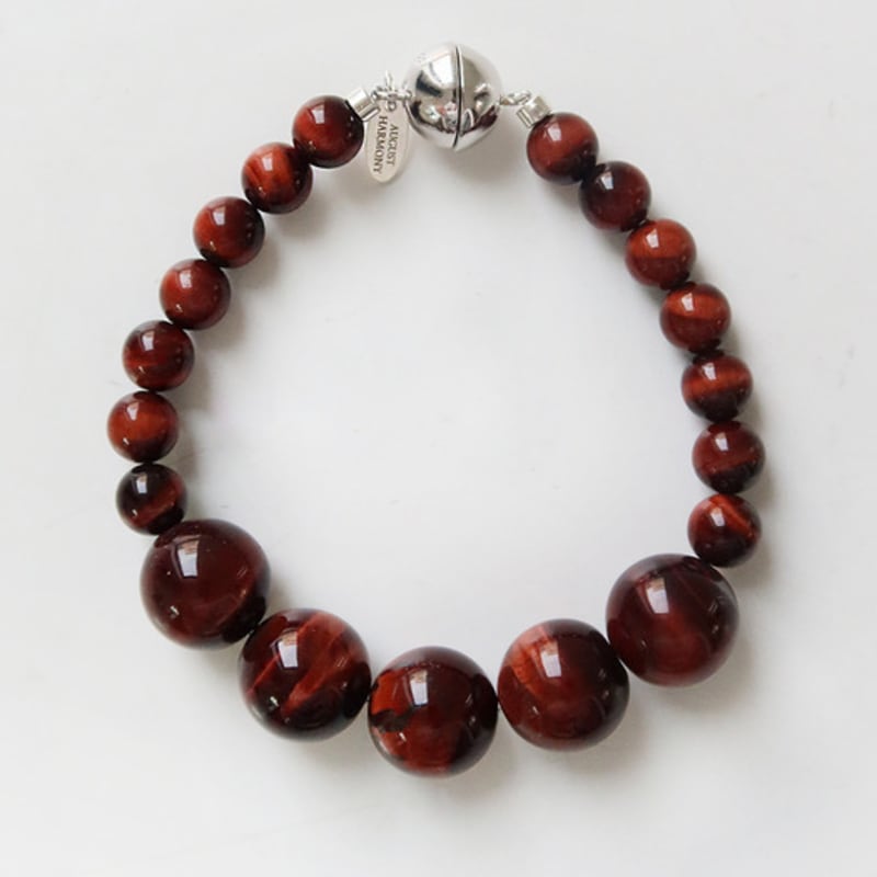 

August Harmony Bubble Gem Bracelet / Red Tiger Eye Red Tiger Eye