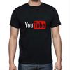 Ikonické černé tričko značky YouTube