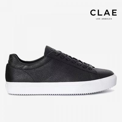 Clae Bradley Venice White Black Leather Sneakers Scem233bv00