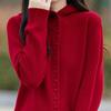 Hooded Sweater Coat for Women Autumn and Winter Loose and Thick Knitted Cardigan Stylish Paired with Long-sleeved Knitted Coat