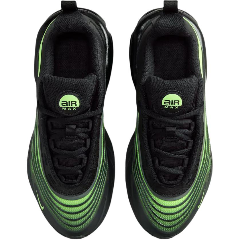 Nike Air Max Fire Breathable And Slip Resistant Low top Kids Lifestyle Shoes Black Neon Green Kids' IF2622-007