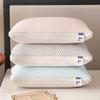 2-pieces Cool Ice Silk Pellet Pillow Supports Neck and Spine for Relaxing Sleep, Sleep Massage Pillow Core, Moisture Absorbing Bedding Pillow