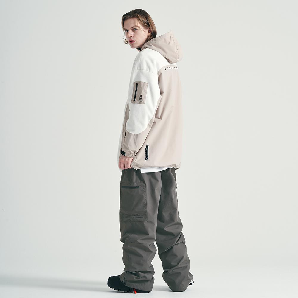Romp Tf Fleece Anorak (Ivory)