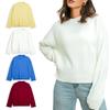 Women's Turtleneck Sweater Long Sleeve Chunky Knit Asymmetrical Hem Fashion And Winter Style