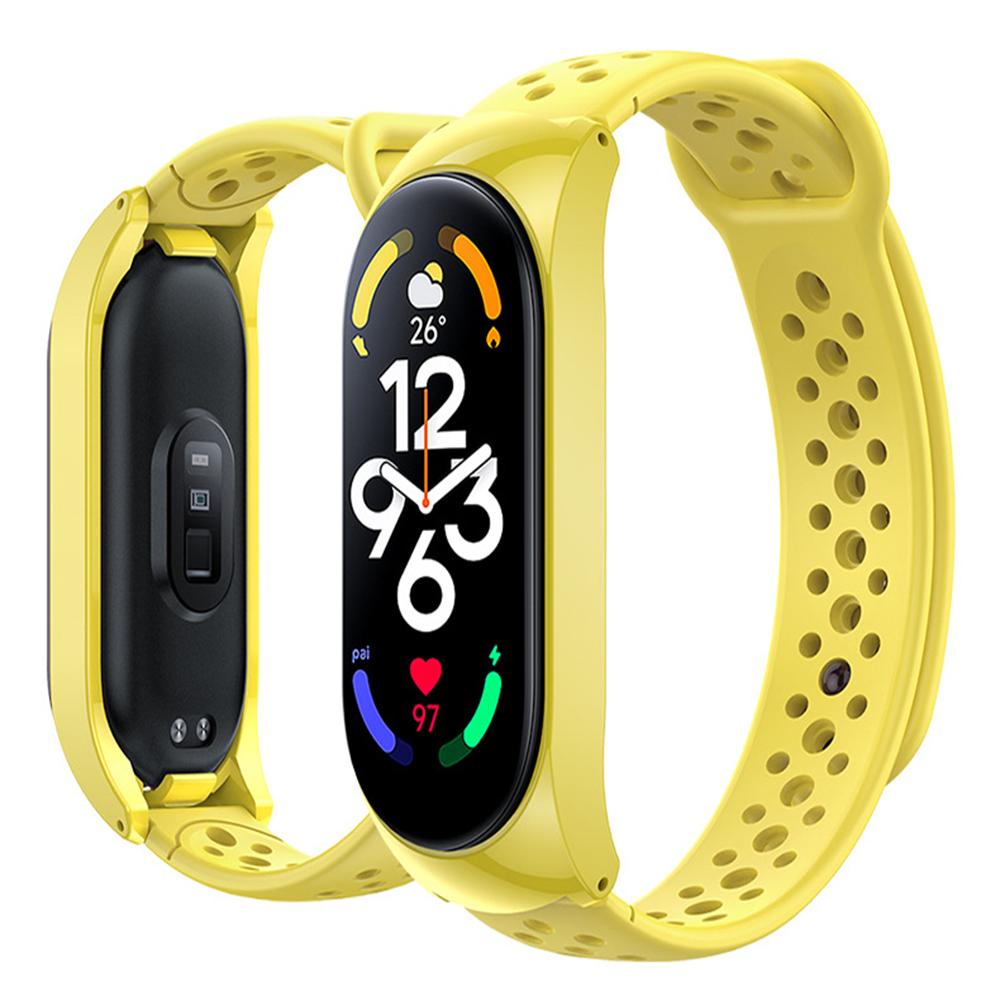 Sport Watch Bands For Xiaomi Mi Band 7 /8Bracelet Silicone Smart wristband Miband 4 Belt pulseira correa mi band 3 4 5 6 strap