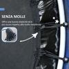 Trampoline for Children 3-6 Years with Safety Net, 6 Poles and 3 Entrances, Diameter 140x190 Cm, Blue and Black