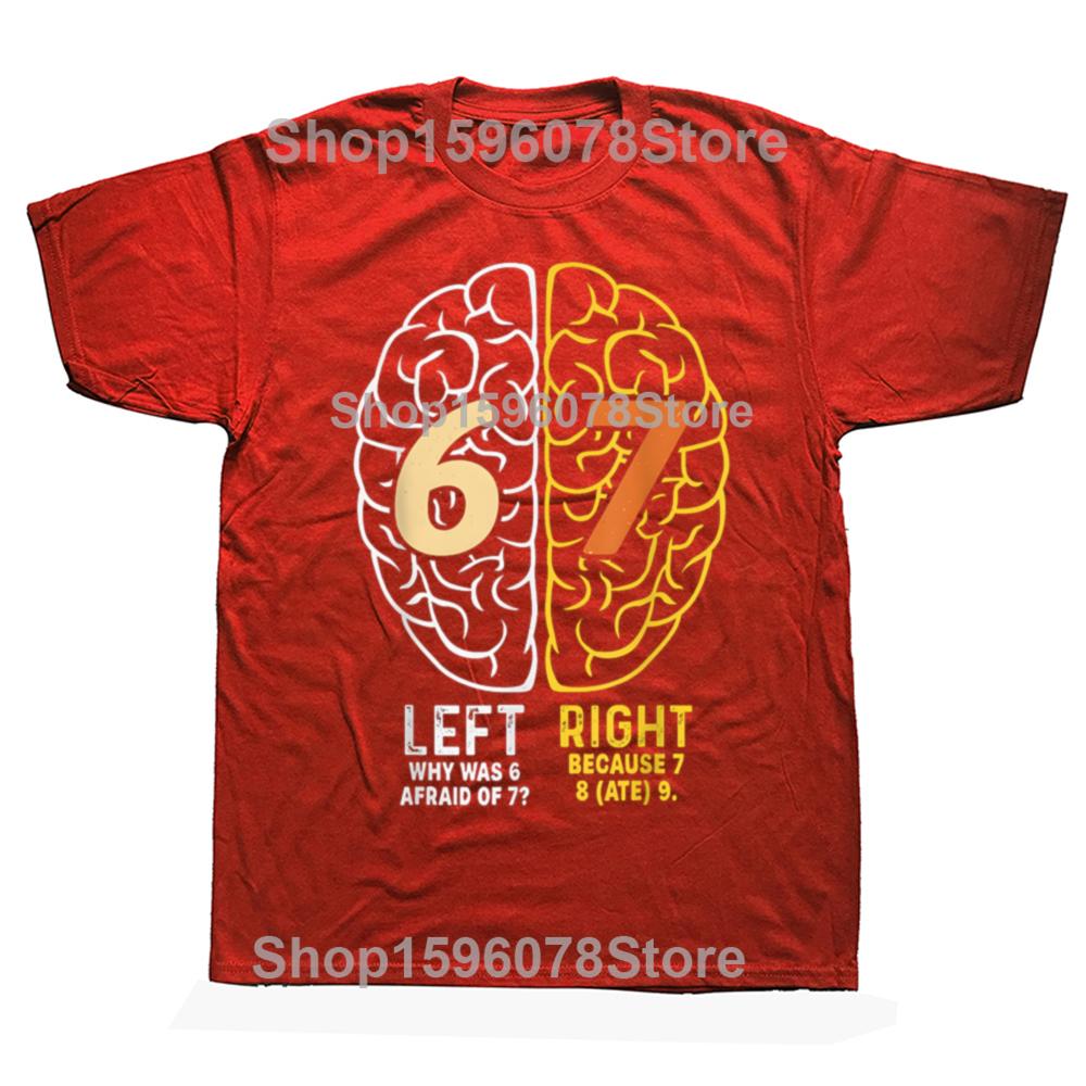 

Funny Six Seven 67 Meme Joke TShirt Summer Men Clothing Fashion Vintage Summer Style Cotton Short Sleeve Oversized Tshirt Tops S