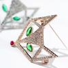 Zirconia Fox Mask Brooch: Luxury, Versatile, Elegant High-End Cardigan Pin Accessory.