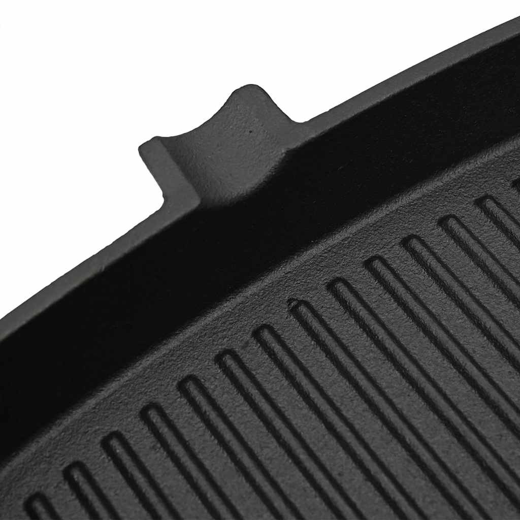 vidaXL Grillpfanne mit Holzgriff Gusseisen 20 x 20 cm
