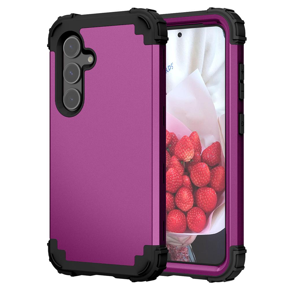 

L-Style Чехол для Samsung Galaxy S25+ Противоударный PC+TPU Задняя крышка телефона Purple