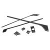7pcs Set Navigation Panel Trim Central Control Air Vent Decor Carbon Fiber Fit for Mazda MX 5 ND Roadster ND 16 20