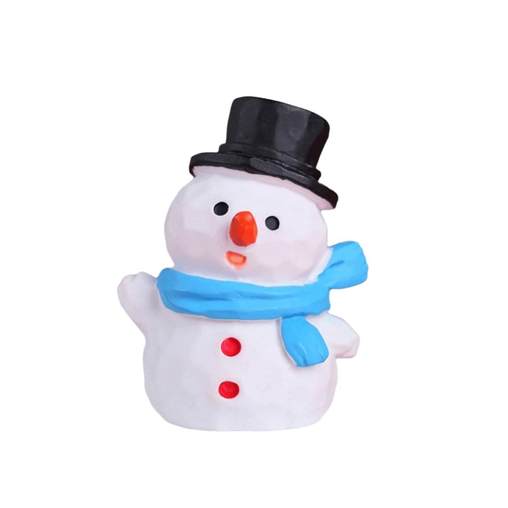 Cute Christmas Decorations Small Size Miniature Ornaments Mini Resin Figurines  Desktop Decorations