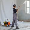 Cart Airless Paint Sprayer Diaphragm Paint Airless Sprayer 900W Electric