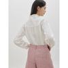 Cc Collect Frill Jacquard Blouse C261msc004c