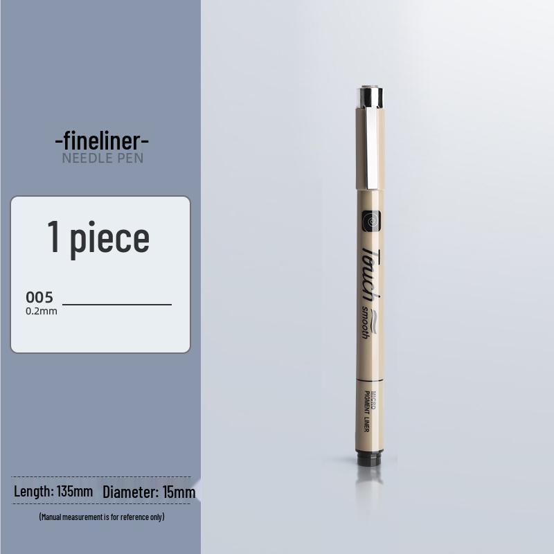 Waterproof Brown Technical Pen for Manga and Line Art Drawing