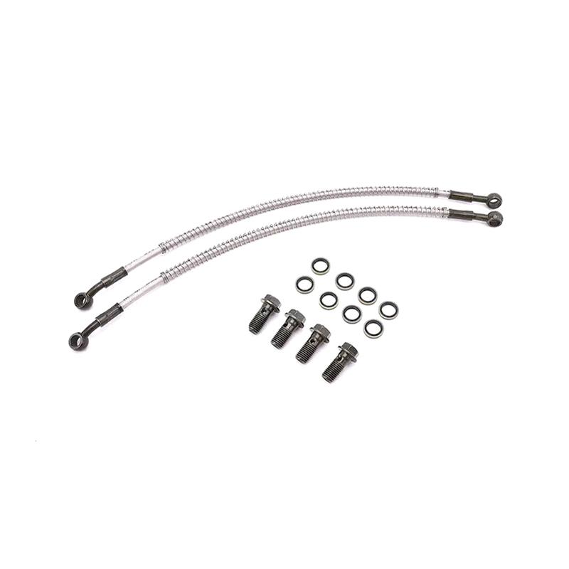 450mm Motorcycle Radiator Oil Hose Pipe M10 Screw Accessories Modified Dirt Pit Monkey Bike Atv Quad