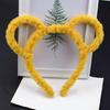 Bear Ear Shape Hair Hoop Bear Ear Plush Headband for Women Halloween Party Cosplay Adding a Funny Touch
