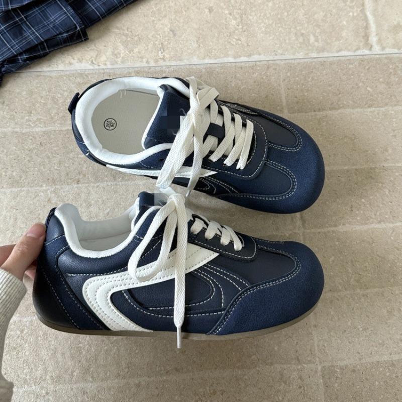 

Ретро детские осенние новые универсальные маленькие белые туфли модные повседневные кеды женская обувь 40 темно-синий