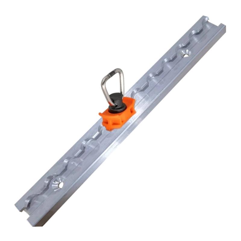 Versatile Lashing Rail End Fittings, For Easy Motorhomes Installation Easy Cargo Securing in Vehicles Trailer Transport